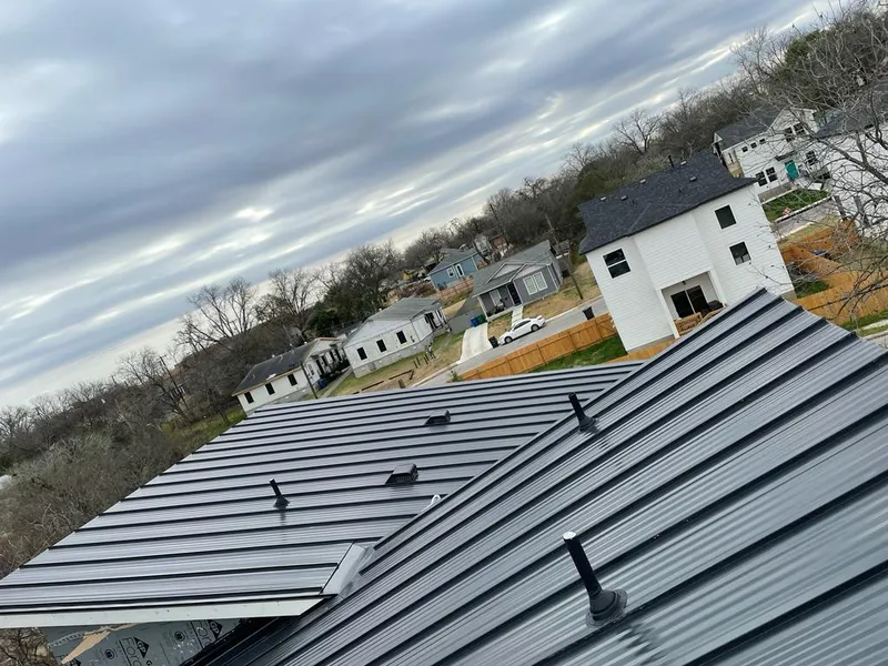 Standing seam metal roof panels with vents for Skylight Repair in Minneola